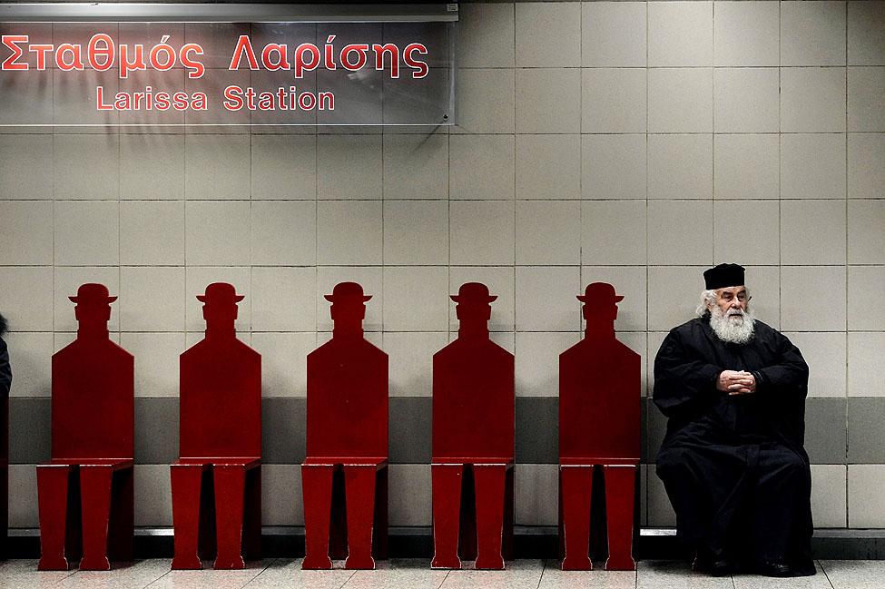 Greece Priest Subway