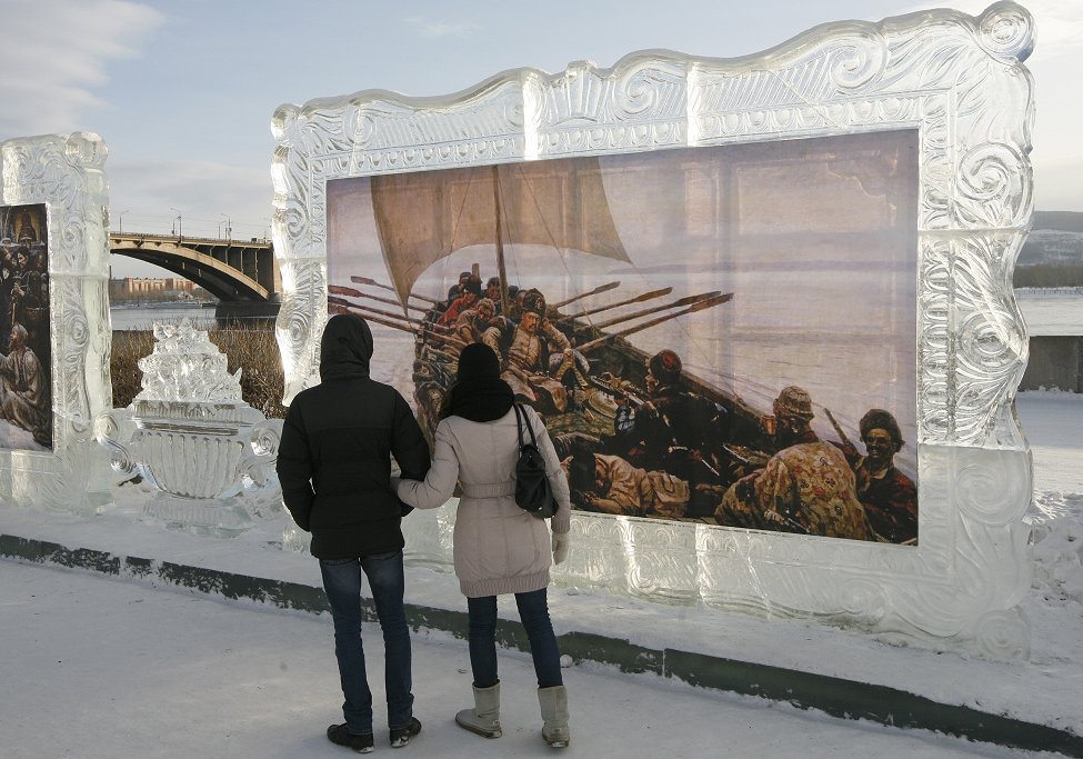 Russia Ice Art