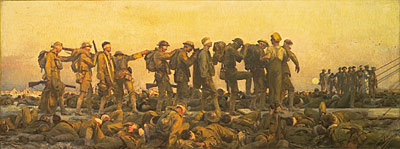 Полотно «После газовой атаки» 21 августа 1918 г. Courtesy Imperial War Museum, London