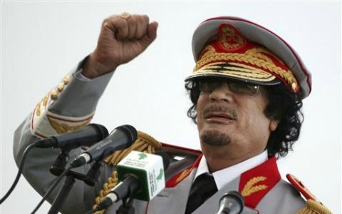 Жители Триполи праздновали в субботу годовщину со дня гибели Муаммара Каддафи