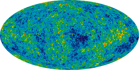 The detailed, all-sky picture of the infant universe created from seven years of NASA's WMAP data (Image: NASA/WMAP)
