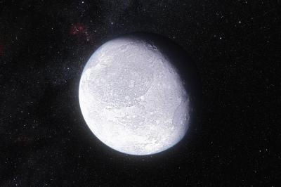 An artist's impression of the dwarf planet Eris. (Photo: Credit: ESO/L. Calçada)