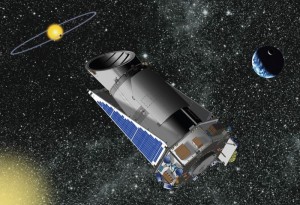 Artist's concept of the Kepler Space Telescope in space (Image: Dana Berry-NASA/Kepler Mission)