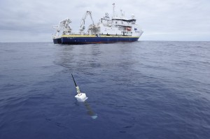 Data collected by Argo floats, such as this one, helped Dr. Hansen's team improve the calculation of Earth's energy imbalance. (Photo: Argo Project Office)