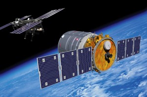 Artist rendering of Orbital's Cygnus spacecraft approaching the International Space Station. (Image: Orbital)