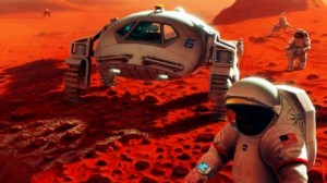 Artist's rendition of astronauts on Mars. (Image: NASA).