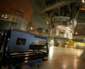 The Project 1640 instrument prior to its installation at the 200-inch Hale Telescope at Palomar Observatory (Photo: Palomar Observatory/S. Kardel)