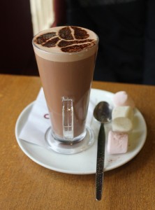 A delicious cup of hot chocolate (Paul Wilkinson via Wikimedia Commons at Flickr)