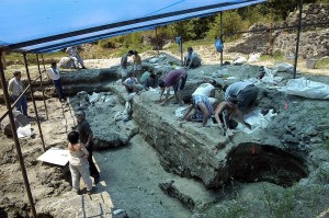 Dmanisi, Georgia excavation site circa 2007 (Georgian National Museum)