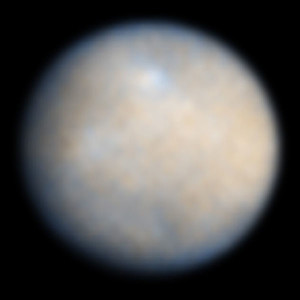 Dwarf planet Ceres as seen by NASA's Hubble Space Telescope in 2004 (NASA/ESA)