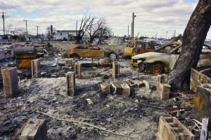 Men are more likely to have nightmares about disasters and calamities such as floods, earthquakes, wars and the end of the world (Frankincensebarbados Plasticfoods via Flicker/Creative Commons)