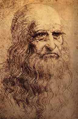 Possible self-portrait of Leonardo da Vinci (Wikimedia Commons)