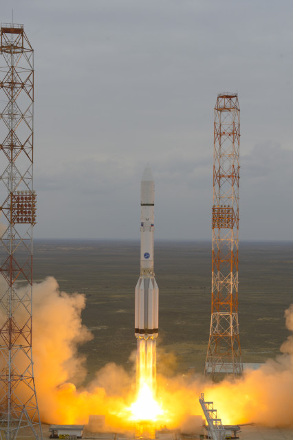 ExoMars 2016 lifted off on a Proton-M rocket from Baikonur, Kazakhstan at 09:31 GMT on 14 March 2016. ((c)ESA–Stephane Corvaja)
