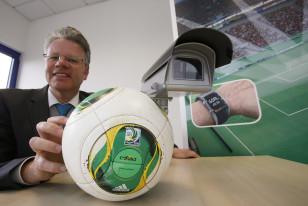 GoalControl CEO Dirk Broichhausen. Photo: Reuters