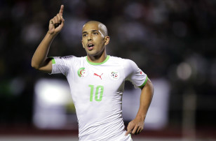 Midfielder Sofiane Feghouli and the Desert Foxes of Algeria are bidding for their first Nations Cup title in 25 years. Photo: Reuters