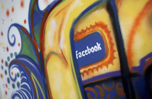 FILE - A painting is pictured at the Facebook headquarters in Menlo Park, California. (Reuters)