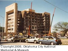 Murrah Building after bombing