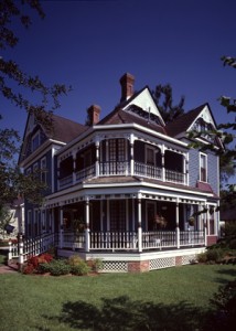 This flourish-filled Victorian stands out in Lake Charles’s lovely Charpentier District, whose homes were built before thousands of pines and cypress trees were erased from the landscape during a lumber boom. (www.VisitLakeCharles.org)