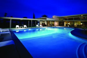 Frank Sinatra’s Twin Palms Estate home in Palm Springs is rented out for parties and the like.  (Palm Springs Bureau of Tourism)