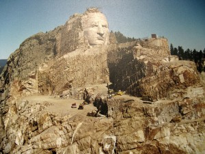 This angle, from farther away, shows work in progress on Thunderhead Mountain.  (clkohan, Flickr Creative Commons)