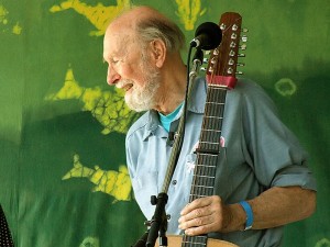 Pete Seeger is still going and, for his age, going strong.  (Anthony Pepitone, Wikipedia Commons)