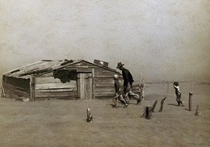 Dust Bowl days on the Plains.  (Library of Congress)