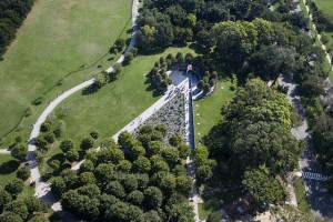 The memorial from the air.  (Carol M. Highsmith)