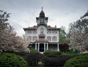 The Ryerrs Victorian mansion was built in Philadelphia's fancy Fox Chase neighborhood.  (Carol M. Highsmith)