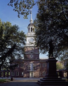 Independence Hall, which was the Pennsylvania Colony's courthouse.  (Carol M. Highsmith)