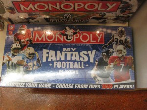 Even the board game Monopoly has a version that gets into the fantasy-football craze.  (mjpeacecorps, Flickr Creative Commons)