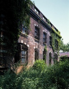 One of Ellis's decayed old buildings that sits in desperate need of salvation and renovation.  (Carol M. Highsmith)