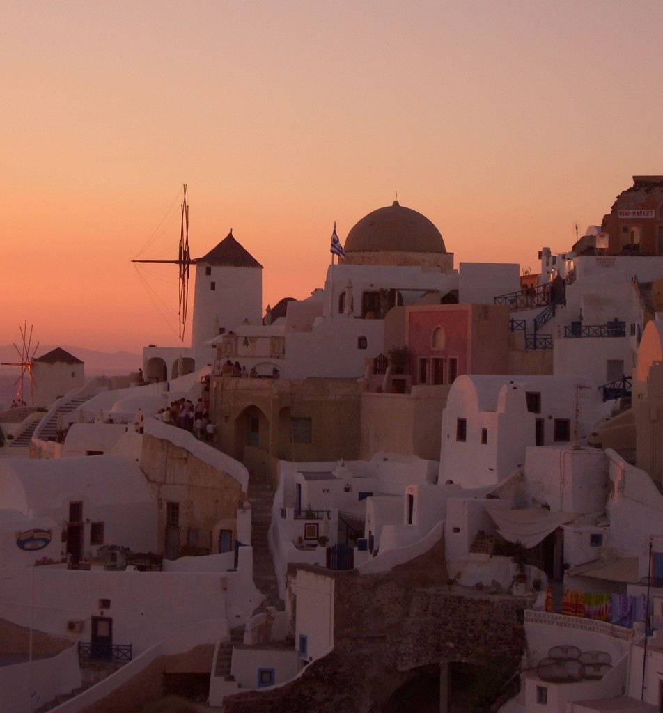 Santorini'de gün batımı... Foto: Selin Süer Ünlü