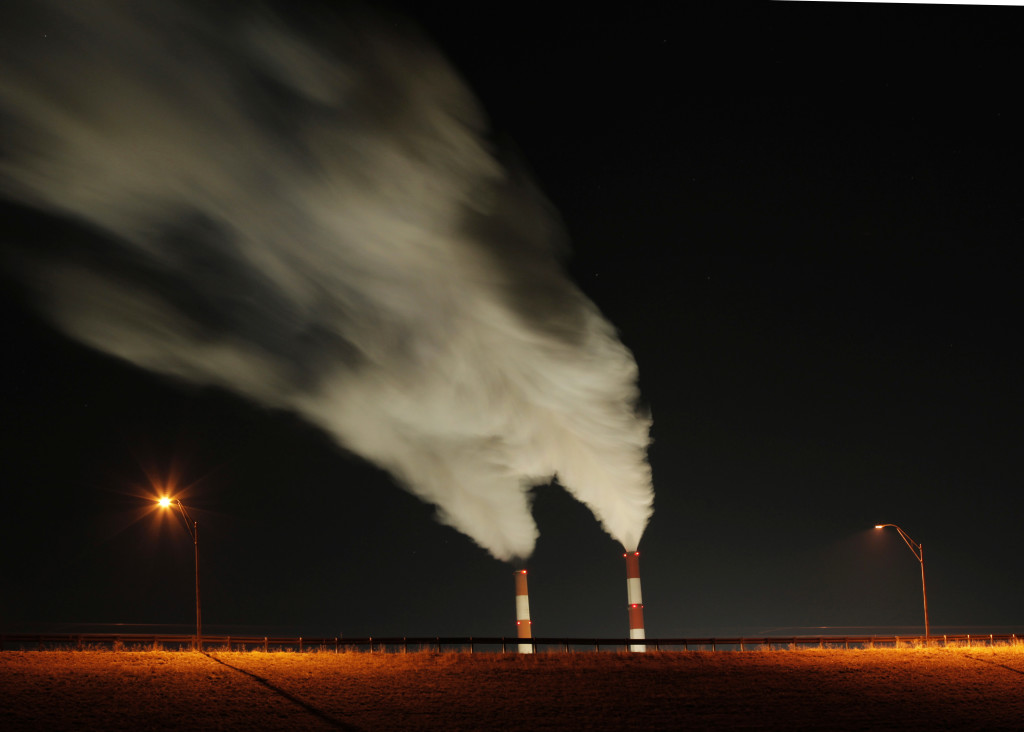 Kansas eyaletinde kömürle işleyen bir elektrik santralı