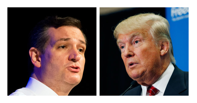 Ted Cruz, Donald Trump