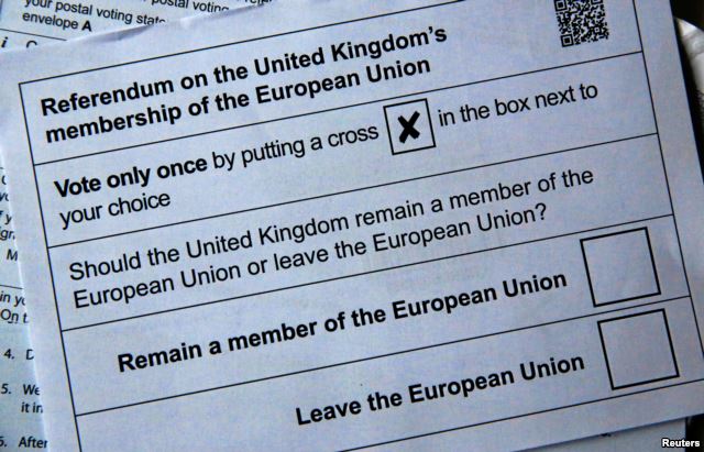 Illustration picture of postal ballot papers in London ahead of the June 23 BREXIT referendum when voters will decide whether Britain will remain in the European Union, June 1, 2016.