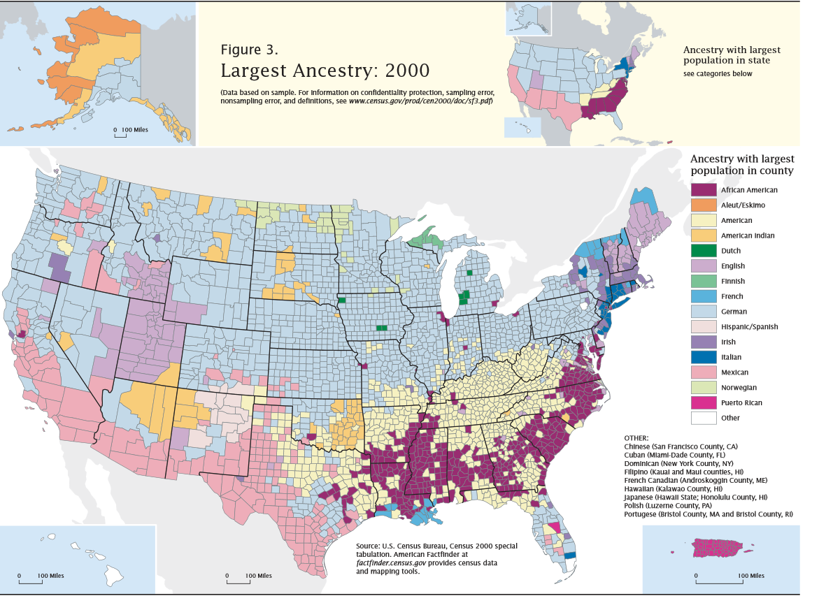 Ethnicity Map large