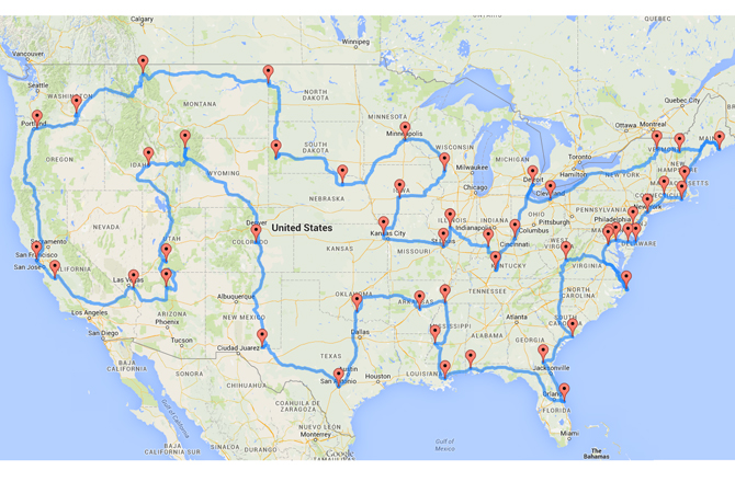 Computer Plots Ultimate US Road Trip – All About America