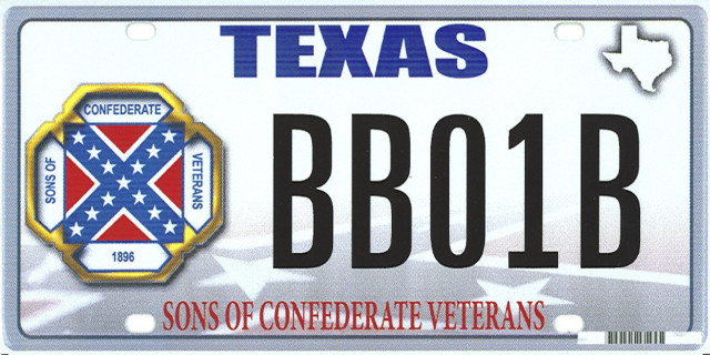 The design of a proposed "Sons of the Confederacy" Texas state license plate is shown in this handout illustration provided by the Texas Department of Motor Vehicles March 20, 2015. 