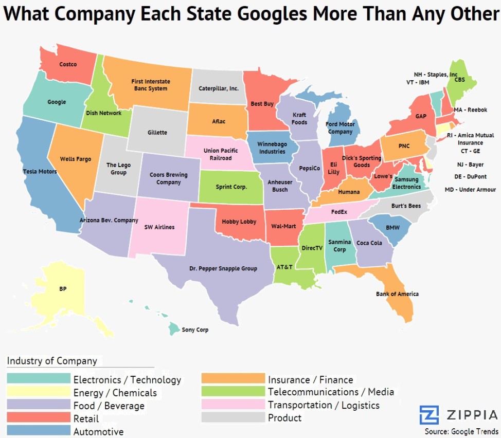 most-googled-company-by-state