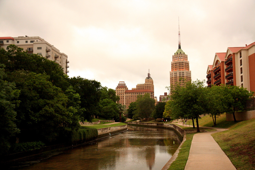 A view of the San Antonio River near the historic King William district. (Photo by Flickr user 1sock via Creative Commons license)