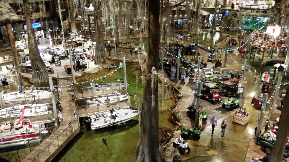 Bass Pro Shops has drawn roughly 3 million visitors to its Pyramid complex of restaurants, retail stores, ‘cypress swamp’ and other attractions, in Memphis, Tennessee. (Courtesy photo)