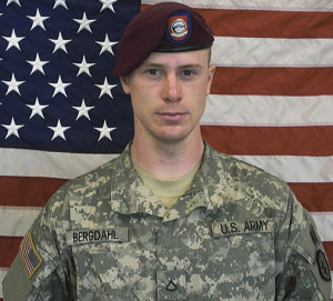 U.S. Army Sergeant Bowe Berghdal is pictured in handout photo provided by U.S. Army