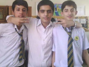 Fahad (R), Tayyab (M) and Bilal (R)