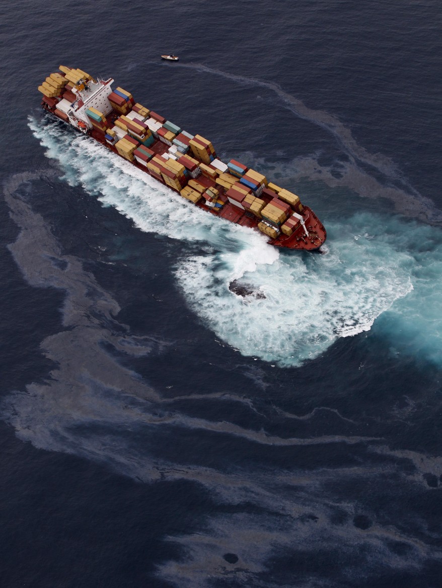 "New Zealand Grounded Ship"