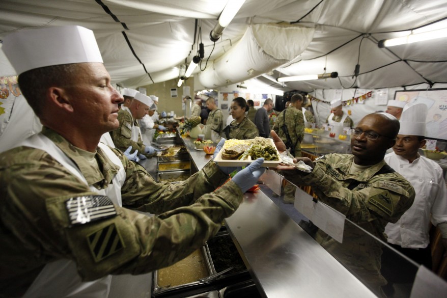 US Troops Thanksgiving