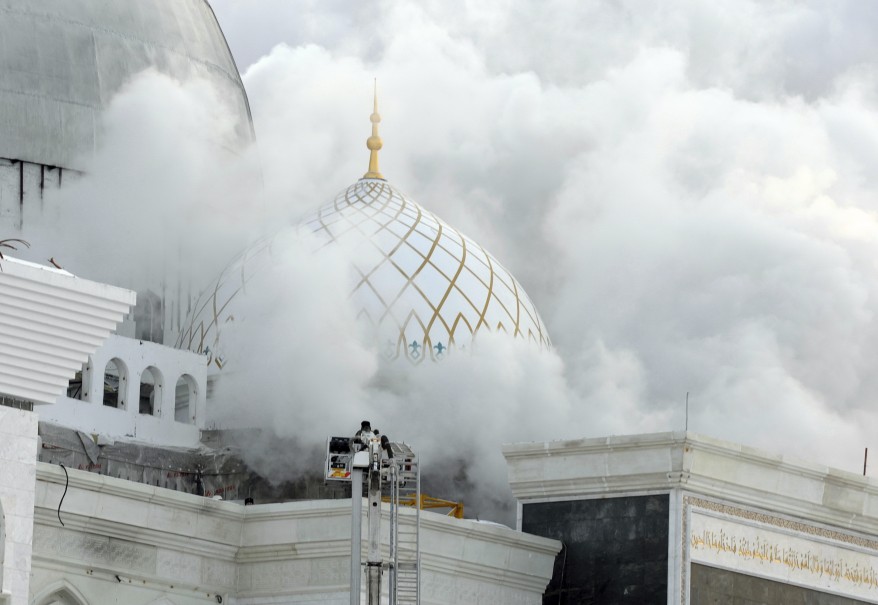 "Kazakhstan Mosque Fire"