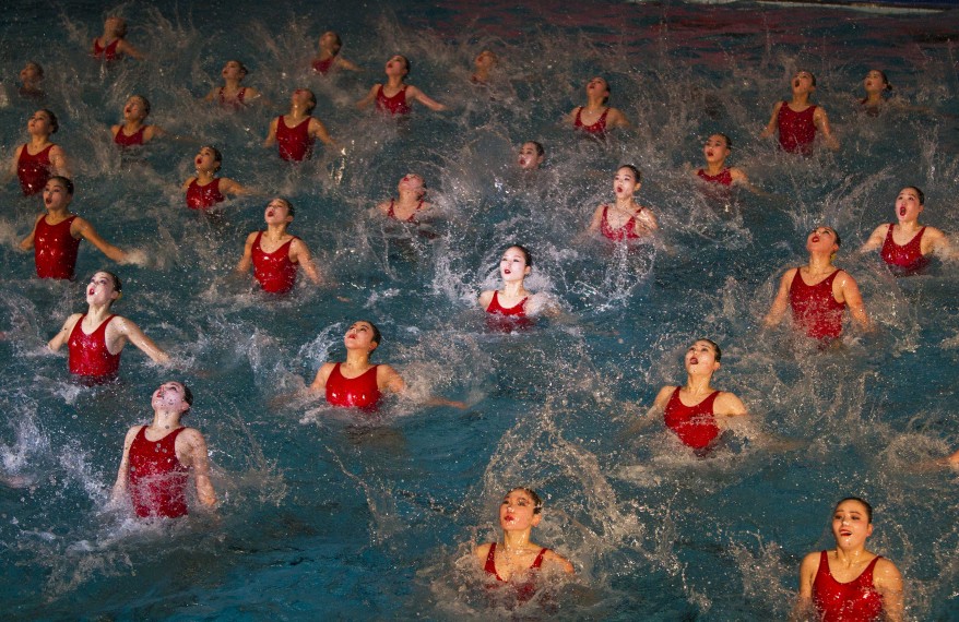 "North Korea Synchronized Swimming"