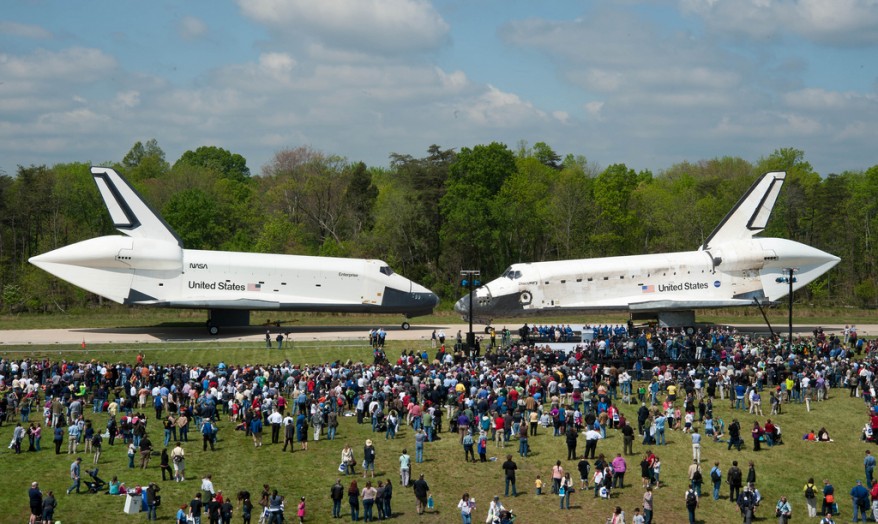 "Space Shuttle Discovery Enterprise"