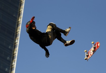 Skateboard Big Air Competition