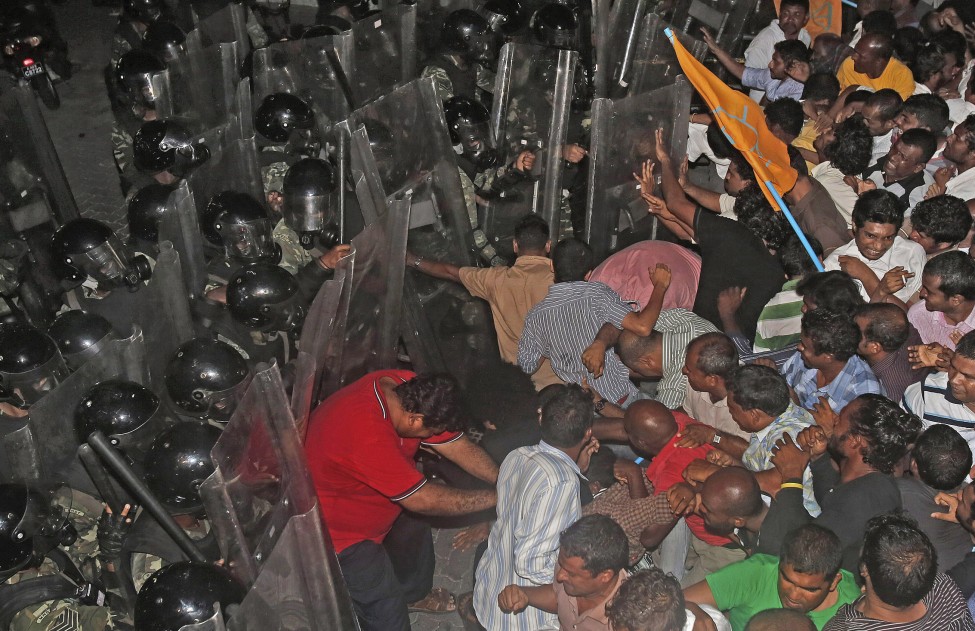 Maldives Protest